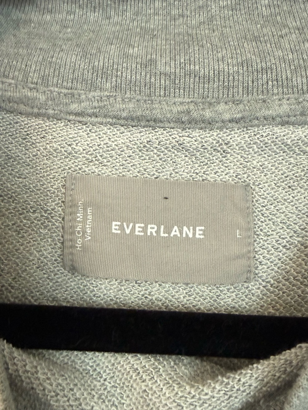 🩶 Everlane Heather Gray Crewneck Sweatshirt - Picture 2 of 2